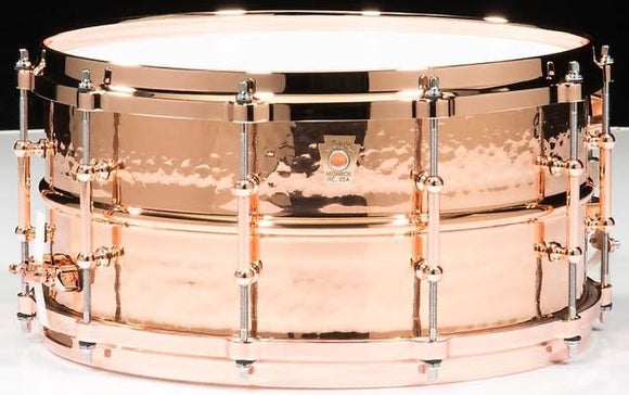 Ludwig LC662KTC hammered Copperphonic 6.5 x 14 with copper