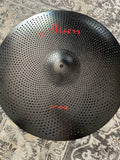 Aisen Low Volume Cymbal Set - Black (14" Hi Hats, 16/18" Crash, 20" Ride + Bag)