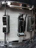 Ludwig 6.5" x 14" Keystone X Oak/Maple Snare Drum - Snow White