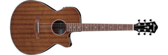 Ibanez AEG62 6-String Acoustic-Electric Guitar (Right Hand, Natural Mahogany High Gloss)