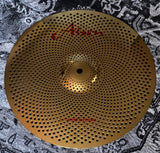 Aisen Low volume cymbal set 14" Hi hats - 16/18" Crash - 20" ride and bag - Gold