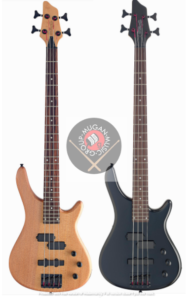 Stagg BC300 NS Fusion Electric Bass Guitar Natural Black