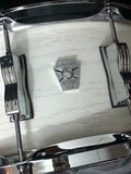 Ludwig 6.5" x 14" Keystone X Oak/Maple 10 Lug Snare Drum - Snow White