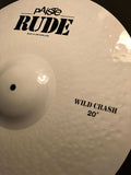 Paiste 20" RUDE Wild Crash Custom - White