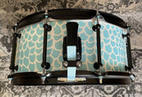 SJC Drums 6x14 Josh Dun SAI Scales Snare Drum - Blue Washers - Blue Straps